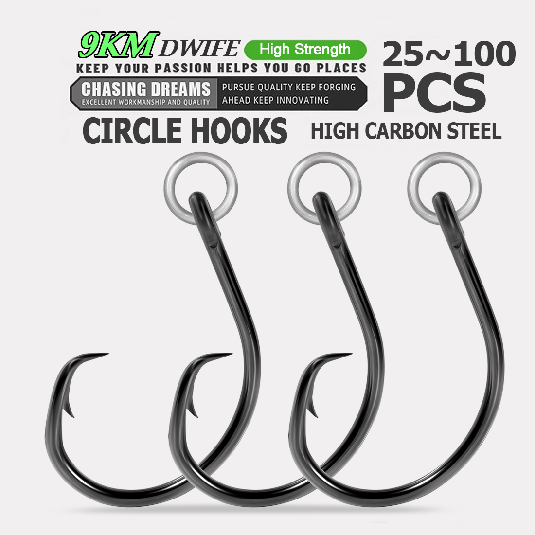 Fishing Hook Circle - خطافات دائرية 9 كجم لصيد الأسماك