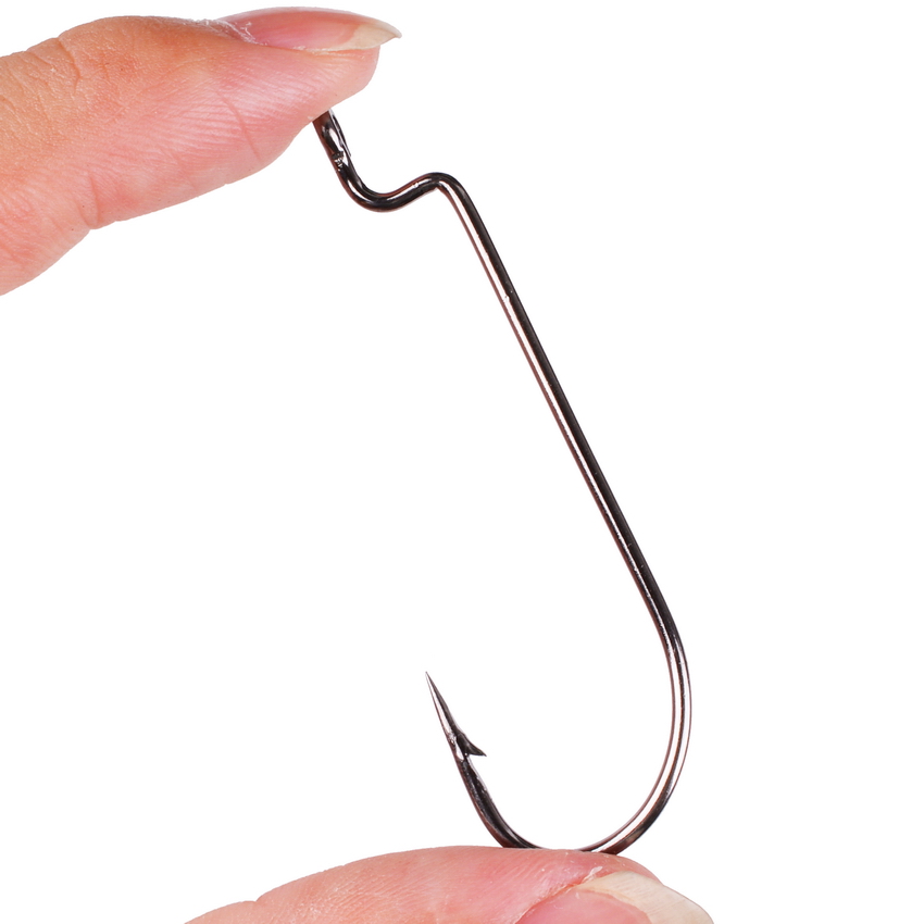 Fishing Hook Barbless - 100 قطعة/الوحدة خطاف صيد السمك عالي