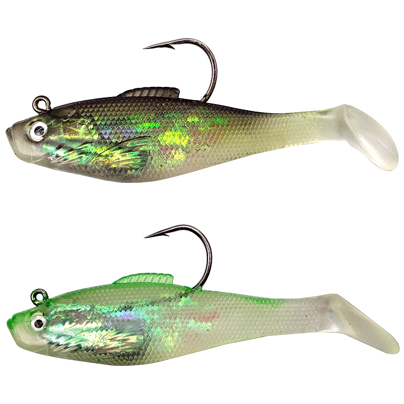 6 قطع/كيس طعوم صيد مع خطافات ص - مراجعة Fishing Hook Size وسعره