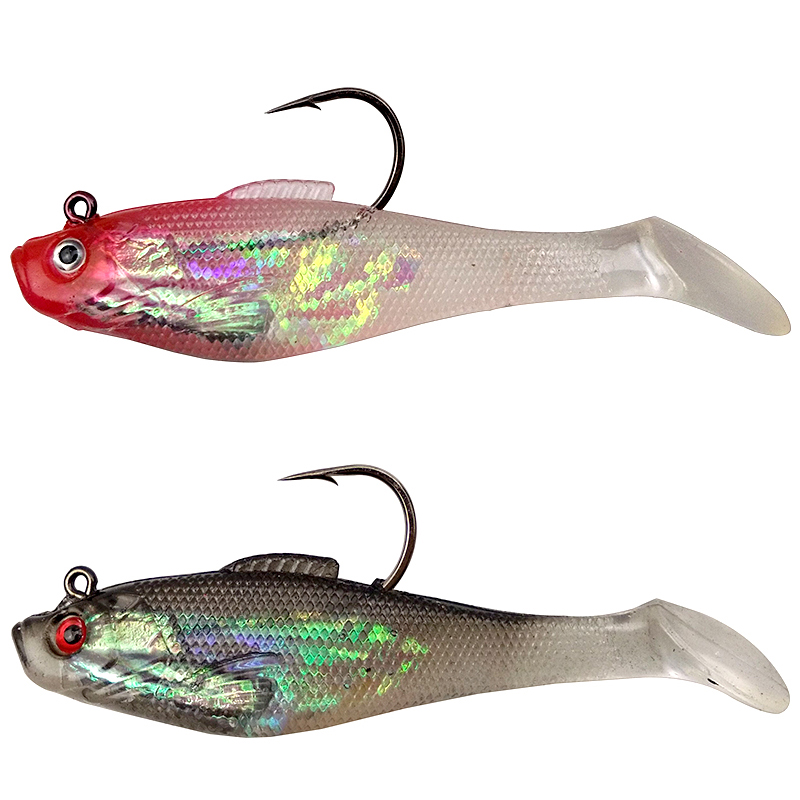 6 قطع/كيس طعوم صيد مع خطافات ص - مراجعة Fishing Hook Size وسعره