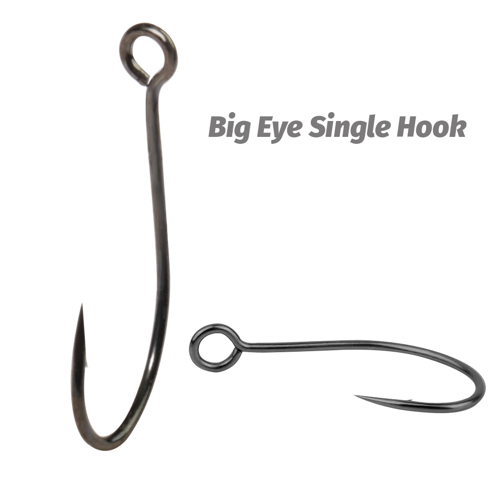 20 قطعة خطافات واحدة بحلقة كبي - مراجعة Fishing Hook Circle وسعره