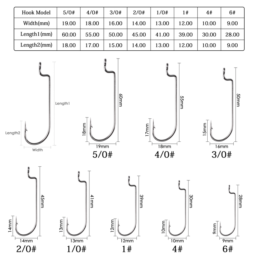 100 قطعة/الوحدة خطاف صيد السمك - مراجعة Fishing Hook Barbless وسعره