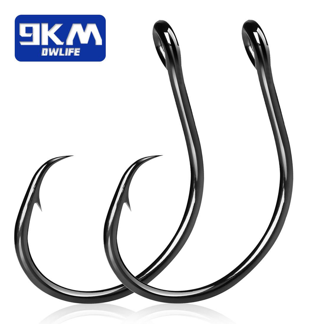 9KM 25-50 قطعة من خطافات الصيد - مراجعة Fishing Hook Circle وسعره