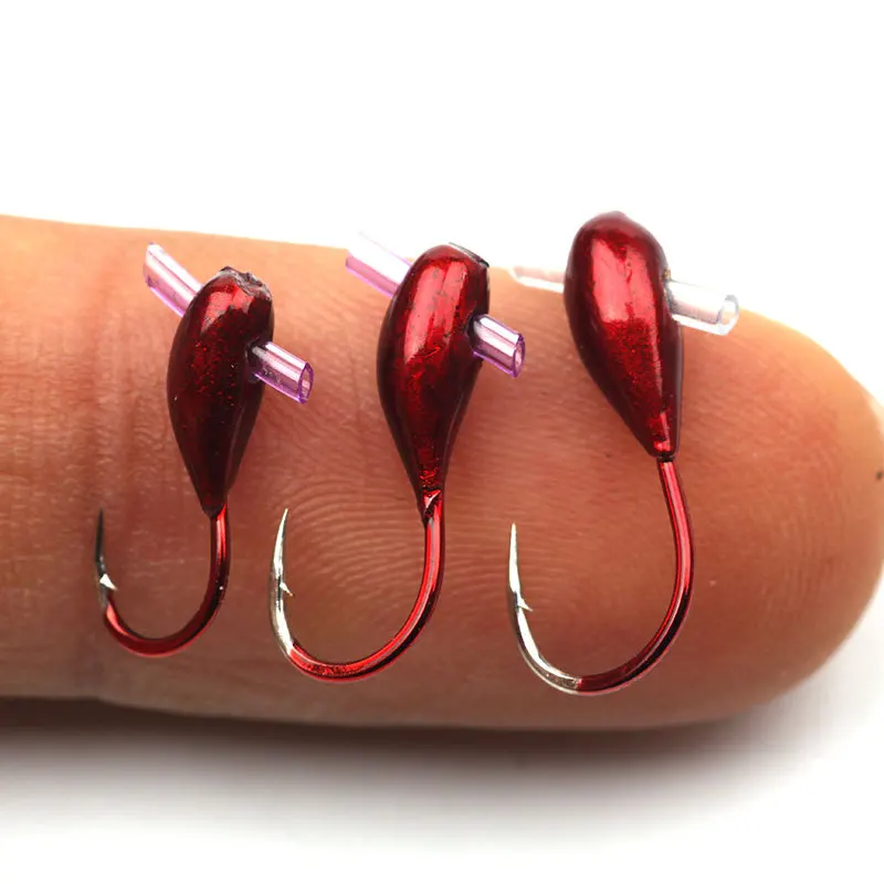 10/20 قطعة الشتاء الجليد الصيد - مراجعة Fishing Hook Barbless وسعره