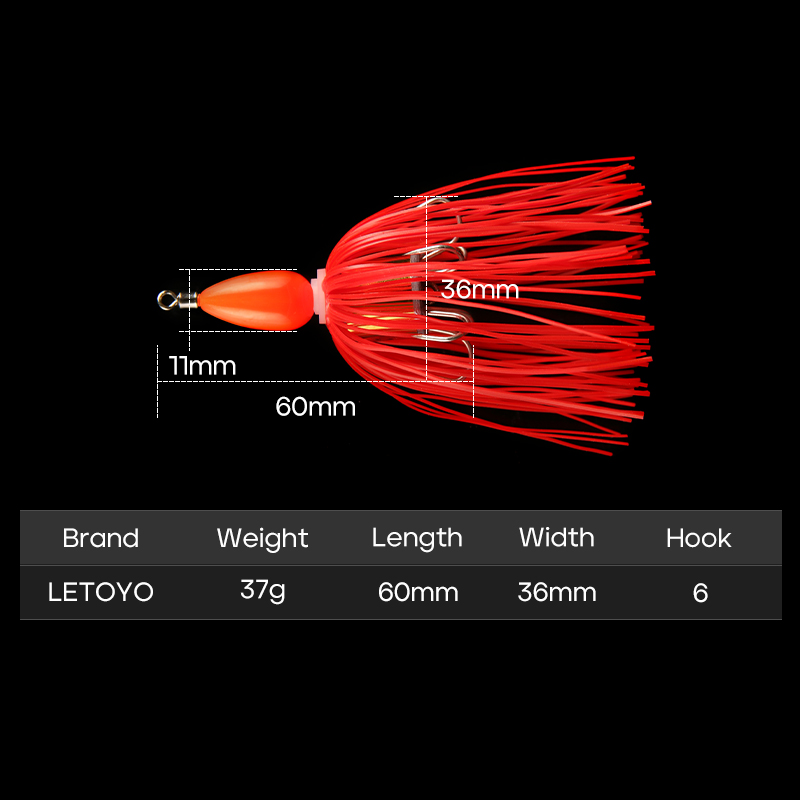 37 جرام اعشاب كرة القدم تهزهز  - مراجعة Fishing Hook Weedless وسعره
