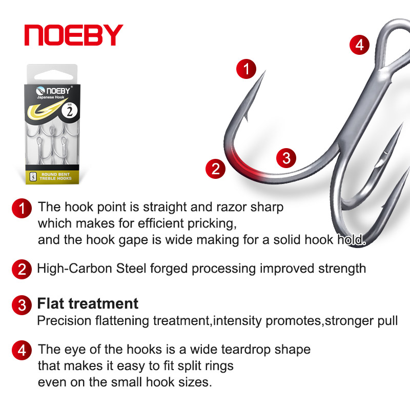 خطافات صيد من الفولاذ عالي الك - مراجعة Fishing Hook Barbless وسعره