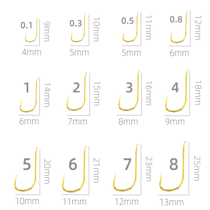 100 قطعة Shinkanto Barbless مت - مراجعة Fishing Hook Size وسعره