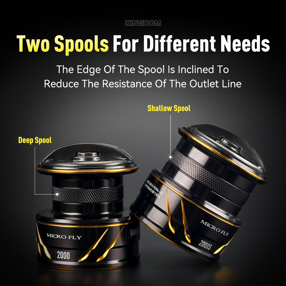 بكرة صيد دوارة Kingdom Micro F - مراجعة Shimano Reel Stradic وسعره