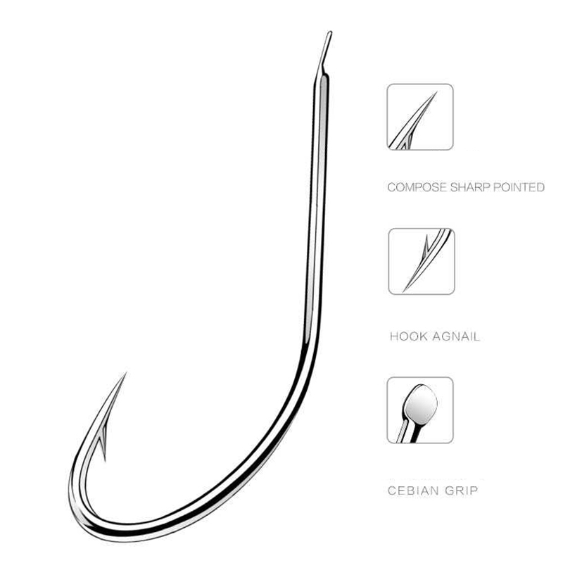 100 قطعة/صندوق Iseama دائرة ال - مراجعة Fishing Hook Circle وسعره